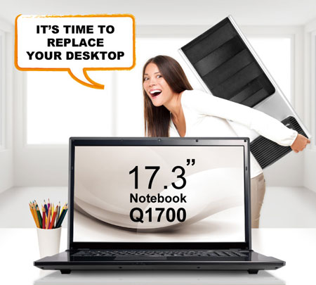 Ноутбук Gigabyte Q1700