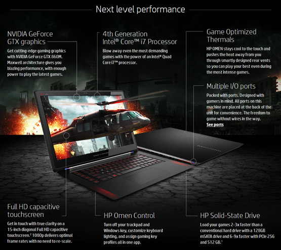 Ноутбук HP Omen 15