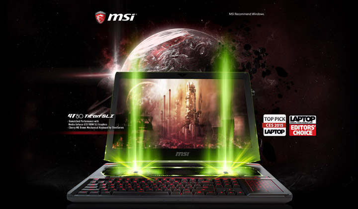 Ноутбуки MSI на выставке Computex 2015