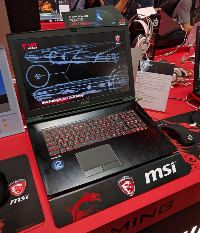 Computex 2016: новые игровые ноутбуки MSI