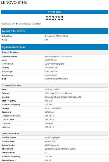 Lenovo GeForce RTX