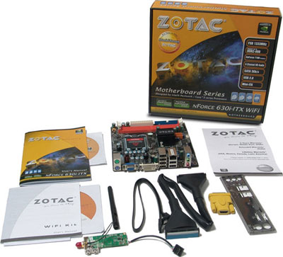 ZOTAC nForce 630i-ITX WiFi комплектация