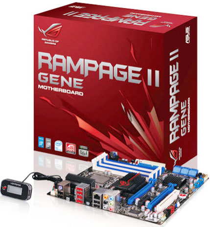 материнская плата ASUS Rampage II Gene