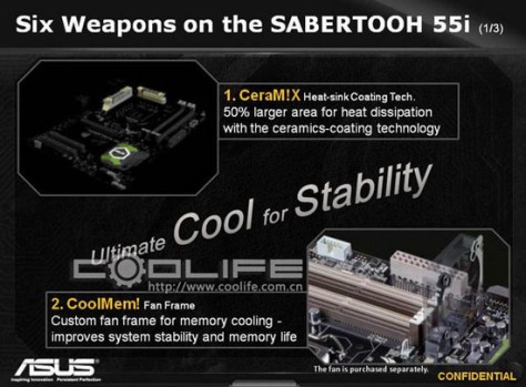 Материнская плата ASUS SaberTooth 55i