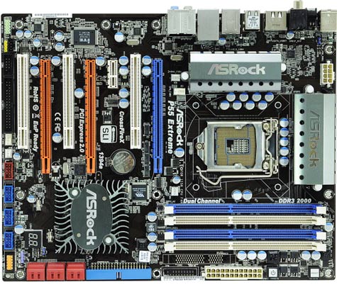 материнская плата ASRock P55 Extreme