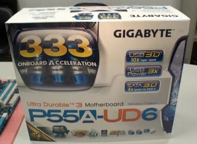 Материнская плата Gigabyte P55A-UD6