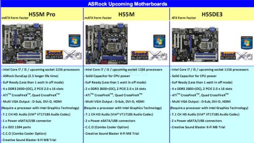 ASRock H55 Series