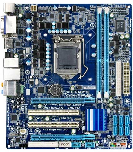 материнская плата Gigabyte GA-H55M-S2H