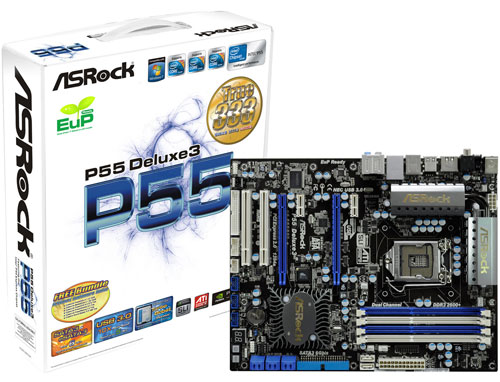 Материнская плата ASRock P55 Deluxe3