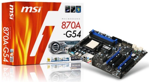 Материнская плата MSI 870A-G54