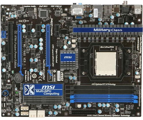 Системная плата MSI 870A Fuzion Power Edition