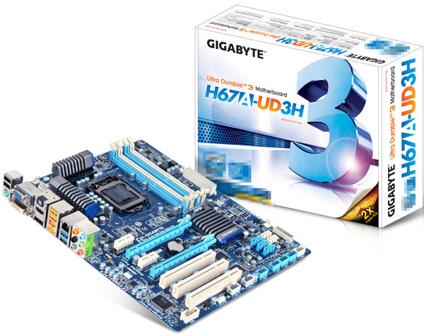 материнская плата Gigabyte GA-H67A-UD3H