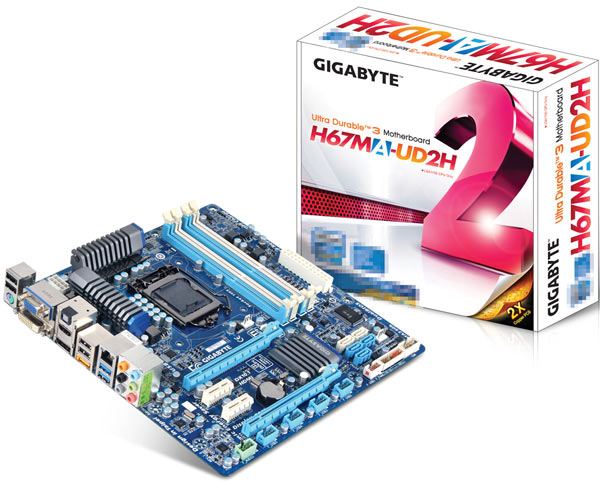 материнская плата Gigabyte GA-H67MA-UD2H