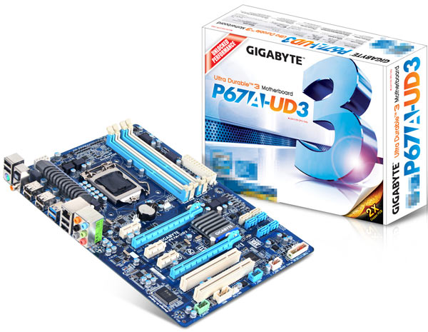 материнская плата Gigabyte GA-P67A-UD3