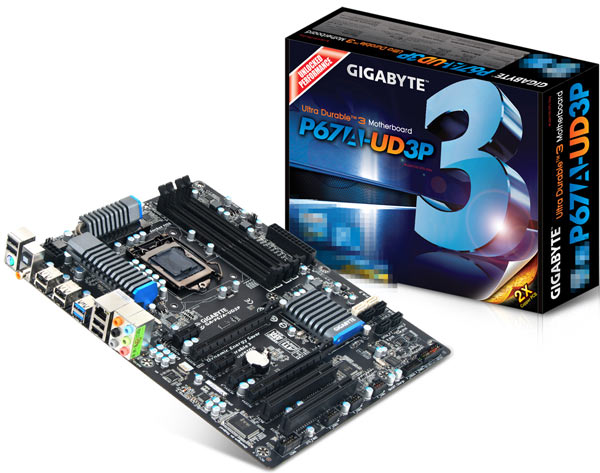 материнская плата Gigabyte GA-P67A-UD3P