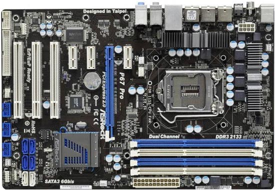 материнская плата ASRock P67 Pro