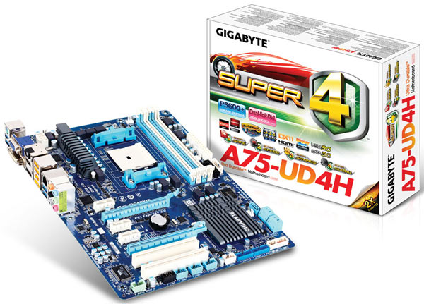 Материнская плата Gigabyte GA-A75-UD4H