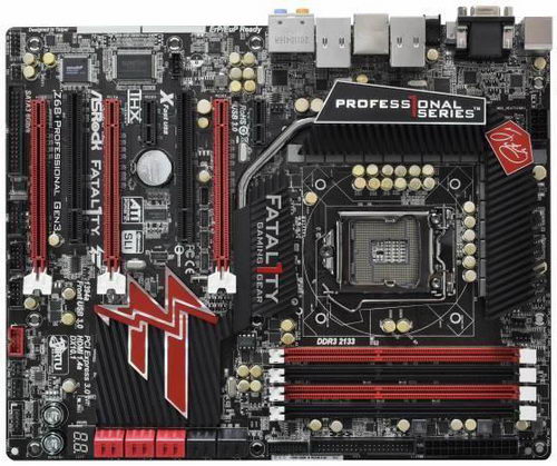 Материнская плата ASRock Fatal1ty Z68 Professional Gen3