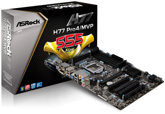 Материнская плата ASRock H77 Pro4/MVP