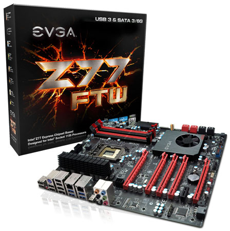 Материнская плата EVGA Z77 FTW