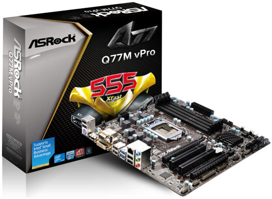 Материнская плата ASRock Q77M vPro