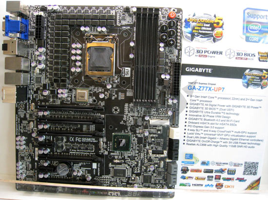 Системная плата Gigabyte GA-Z77X-UP7