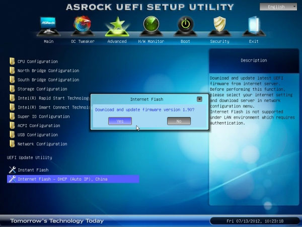 Как выйти из asrock uefi setup utility