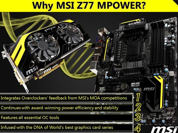 Z77 mpower msi какие процессоры поддерживает