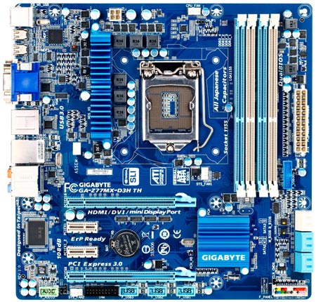 Материнская плата Gigabyte GA-Z77MX-D3H