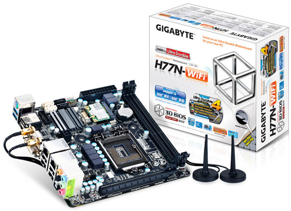 материнская плата Gigabyte GA-H77N-WiFi