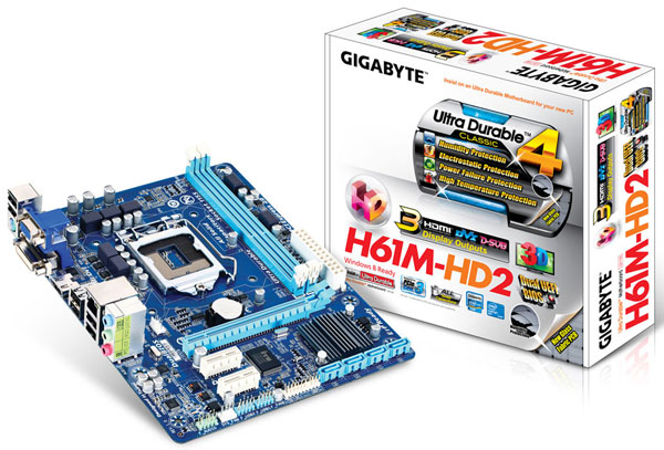 Материнская плата Gigabyte GA-H61M-HD2