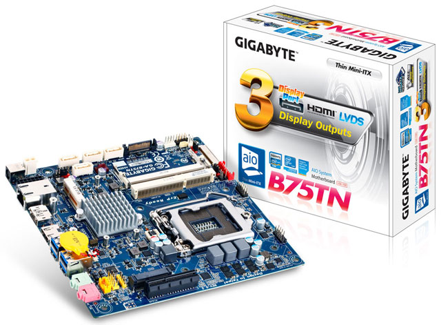 Материнская плата Gigabyte GA-B75TN