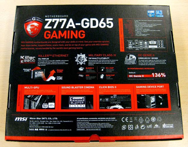 MSI Z77A-GD65 Gaming