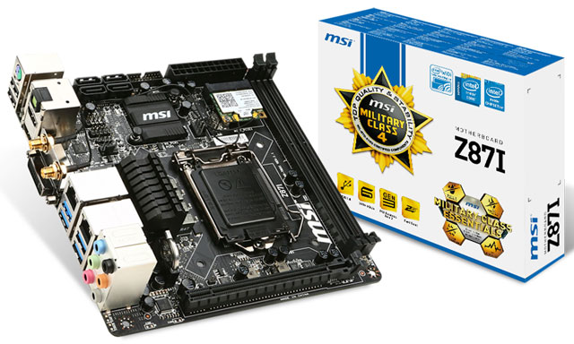 Материнская плата MSI Z87I