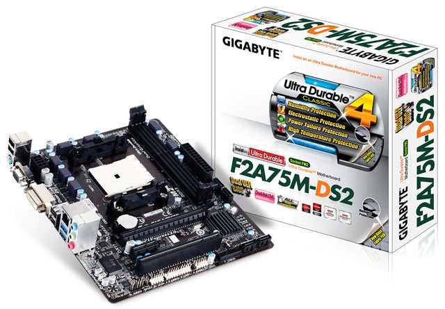 Материнская плата Gigabyte F2A75M-DS2