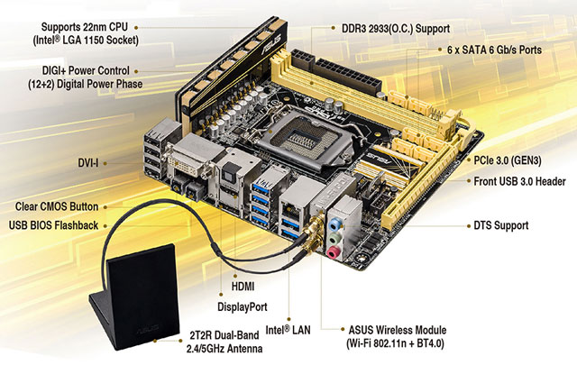 Материнская плата Asus Z87I-Pro