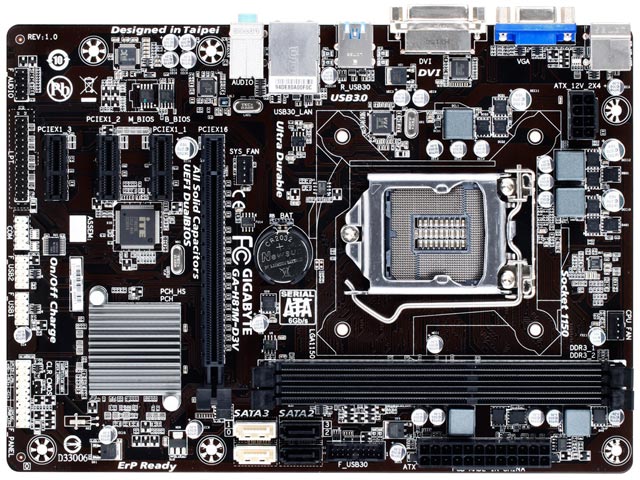 Материнская плата Gigabyte GA-H81M-D3V