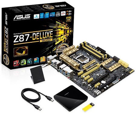 Материнская плата Asus Z87-Deluxe/Quad