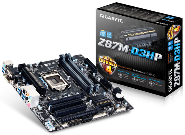 Материнская плата Gigabyte GA-Z87M-D3HP