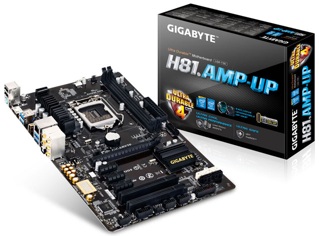 Материнская плата Gigabyte GA-H81.Amp-UP