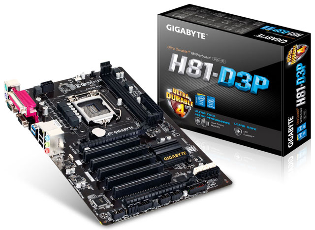 Материнская плата Gigabyte GA-H81-D3P