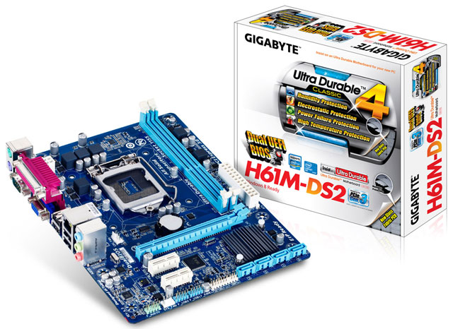 Материнская плата Gigabyte GA-H61M-DS2 rev. 4.0