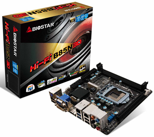 Материнская плата Biostar Hi-Fi B85N 3D