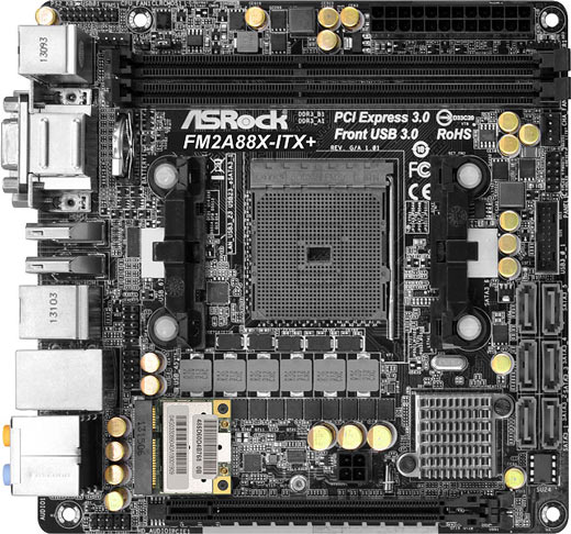 Материнская плата ASRock FM2A88X-ITX+