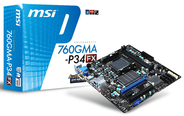 Материнская плата MSI 760GMA-P34 (FX)