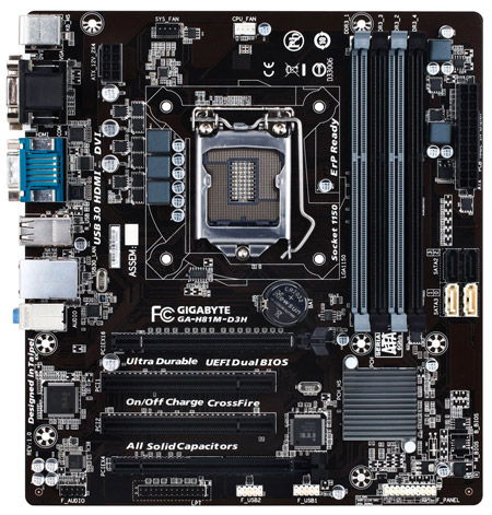 Материнская плата Gigabyte GA-H81M-D3H