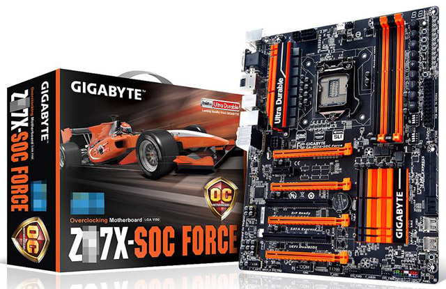 Плата Gigabyte для процессоров Haswell Refresh