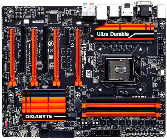 Плата Gigabyte для процессоров Haswell Refresh