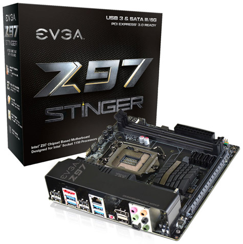 Материнская плата EVGA Z97 Stinger Core 3D