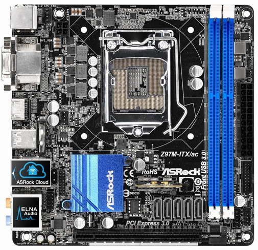 Материнская плата ASRock Z97M-ITX/ac